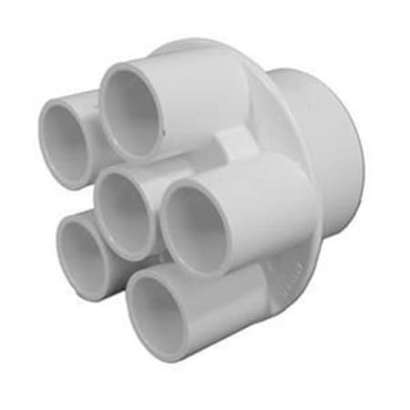 Hands On 672-4260 Manifold 2 in. Slip x 0.75 in. Slip - 6 Ports HA2769796